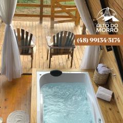 Chalé Alto do Morro 2 - conforto e vista deslumbrante