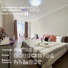 Сонячна 1-кімнатна квартира на Драгоманова 2-Б