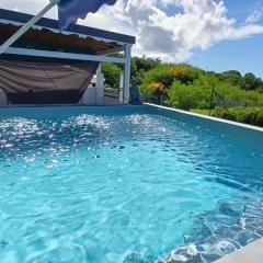 Bungalow accueillant à Bouillante avec piscine privée