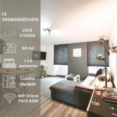 Le DrômArdèchois - Gîte meublé 6 personnes Tournon sur Rhône - ÉCOLODGÎTE