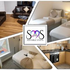 Modern 3BR Apartment Walk to Beach Sleeps 6 WiFi