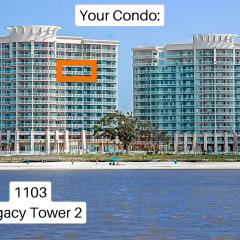 Beachview Condo at Legacy Tower 2 -1103 - fully furnished 2 bedroom 2 bath