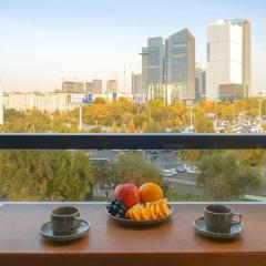 Luxury apartment with a view of Tashkent City NRG U-Tower