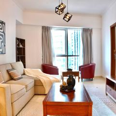 Stylish 1b Escapes in Saba Tower w City View