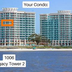 Beachview Condo at Legacy Tower 2 -1006 - fully furnished 2 bedroom 2 bath
