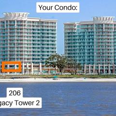 Beachview Condo at Legacy Tower 2 -206 - fully furnished 2 bedroom 2 bathroom