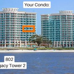 Beachview Condo at Legacy Tower 2 -802 - fully furnished 2 bedroom 2 bathroom