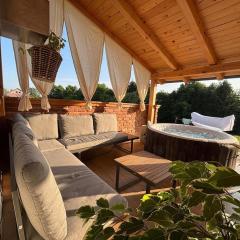 Wooden fairy tale vacation house