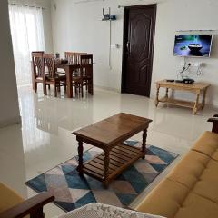 Bright & Airy 2BHK Apartment - AC, Wi-Fi & Parking