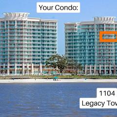 Beachview Condo in Legacy Tower 1 -1104 - fully furnished 2 bedroom 2 bath