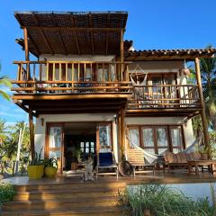 Casa de praia exclusiva, pé na areia em Mogiquiçaba, Bahia