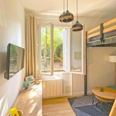 Rouen vue jardin - Proche gare et hypercentre - Parking rue gratuit - Internet fibre - machine à laver