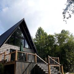 Romantic Escapes in this Stunning A-Frame in North Carolina with Access to a Private Hot Tub and Fire Pit