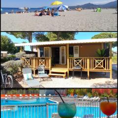 HappyMobilhome Argelès-sur-mer -plage à 500m- Camping 4 étoiles Del Mar