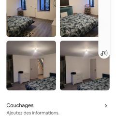 Chambre dans maison rénovée