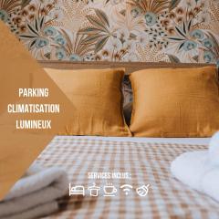 L'Alcôve Berrichonne - Proche Hopital - Parking - Clim