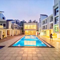 Assagao Luxe 1BHK Retreat - Pool, Fast Wi-Fi, Parking - Prime Location