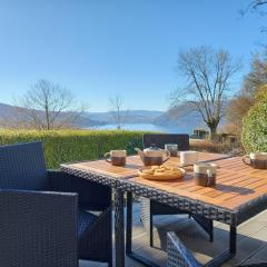 Vue panoramique lac d'Annecy, Maison chaleureuse avec cheminée, Parking privé, Cadre exceptionnel