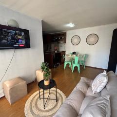 depto dos habitaciones con estacionamiento metro la moneda