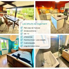 " Parenthèse Muretaine " Terrasse - 8 Pers - Wifi