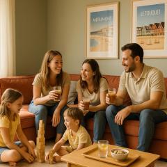 Grand écran, piscine, beach-volley, pétanque inclus