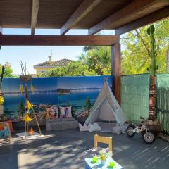 Casa de sueños Benasha con piscina, zona infantil y parking privado