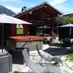 Spacious chalet with garden