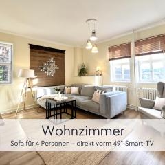 GRÄFIN ANNA - Design-Apartment mit 2 Schlafzimmer - in der historischen Hinterburg Schlitz - mit Aufzug, Parkplatz & Garten - Hunde willkommen
