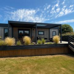 Mobilhome moderne avec grande terrasse, pergola, HUDIMESNIL