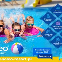 SOLEO Family Resort - domki 3 min od Morza - 3 Baseny, 3 Jacuzzi, Sauna, ANIMACJE, Małpi Gaj, 3 Sale Zabaw, 4 Place Zabaw, 2 Restauracje