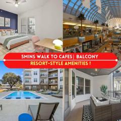 Stylish 2BR Apartment, Near Galleria Dallas, Free Parking, Gym & Pool