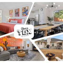 Texas-Style Retreat w Fire Pit, Grill & Ping-Pong