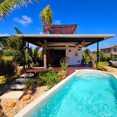 Cozy Beach House with Pool, Roof and View
