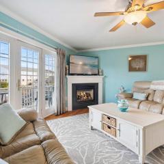 Ocean Hideaway Rooftop Deck Fireplace