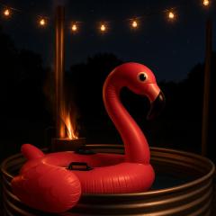 African Camp Huts Plus Free Massage With Sauna And Hot Tub