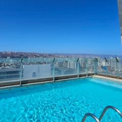 Mall marina , estacionamiento piscina