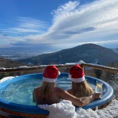 Widokówka - dom na wyłączność z pięknym widokiem i balią