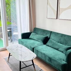 Möblierte Wohnung mit Terrasse und eigenem Eingang