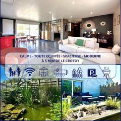 La Framboisine -Plage à 6min-Jardin-WiFI-Parking