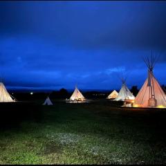 Gather in Style: Perfect Tipi Glamping for Large Groups in Fort Washakie, Wyoming