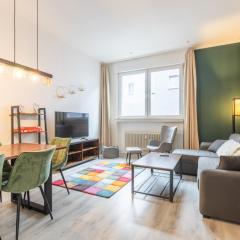 Modernes 72qm Apartment zentral mit Küche und Boxspringbett