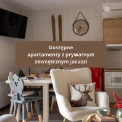 Kominkowy Chill - prywatne zewnętrzne jacuzzi w wybranych apartamentach