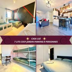 Casa Luz - 9 personnes, Cosy, Jardin, 7 lits, CLIM en été