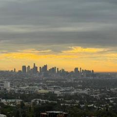 Modern Hilltop Studio with Panoramic City & Sunset Views