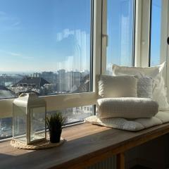 Yachtpanorama Weser und Yachthafenblick 1 Zi 7OG