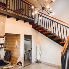 Claruá - loft Caju- Pé-direito duplo e charme para casais