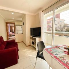 Apê com A/C, Garagem e Wi-Fi | 300m Canasvieiras