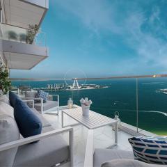 La Brisa Exclusive 3BHK at 1JBR Sea Palm Royal Atlantis Burj AlArab View with Private Beach and Pool