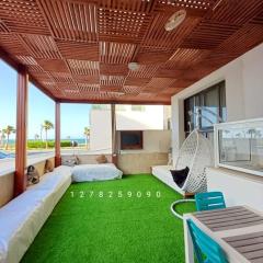 بورتوسعيد غرفتين ارضي للاسر فقط