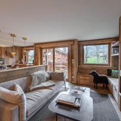 Duplex rénové au cœur de Megève, 3 chambres, cheminée, terrasse, équipements modernes. - FR-1-569-72